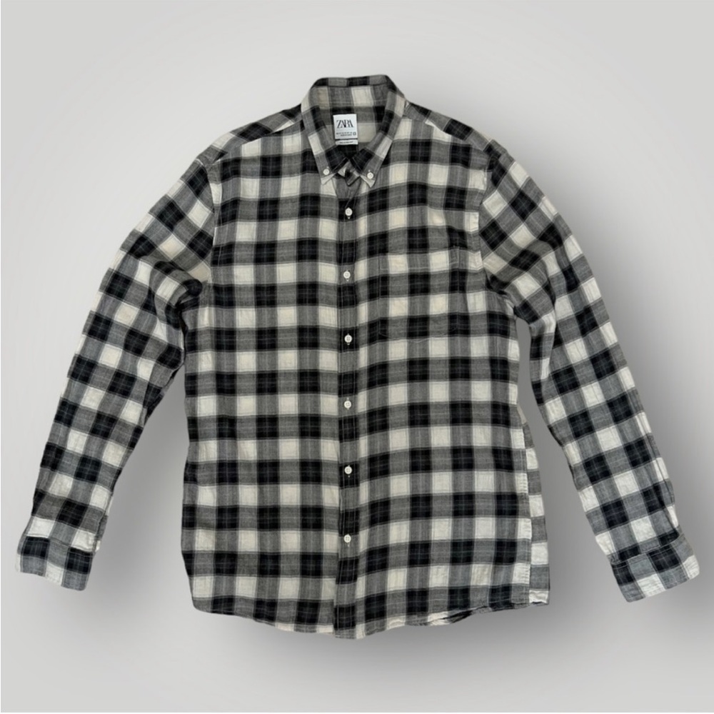 Zara Men’s Plaid shirt - Picture 2 of 3
